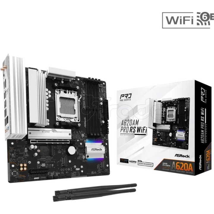 Carte mère ASRock A620AM Pro Race Sport Wifi (AM5) | Ordiland