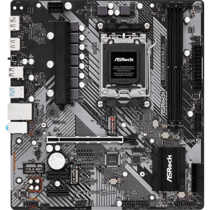 Carte mère ASRock B650M-H/M.2+ (AM5) Micro ATX | Ordiland