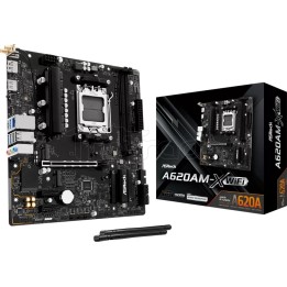 Carte mère ASRock A620AM-X WiFi (AM5) Micro ATX | Ordiland
