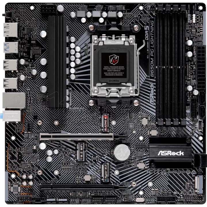 Carte mère ASRock B650M Phantom Gaming Lightning | Ordiland
