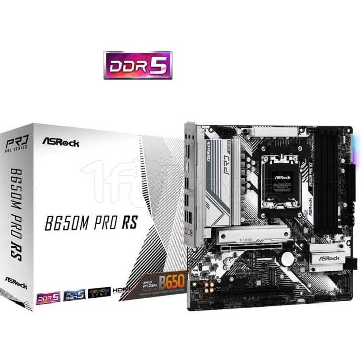 Carte mère ASRock B650M Pro RS (AM5) Micro ATX | Ordiland