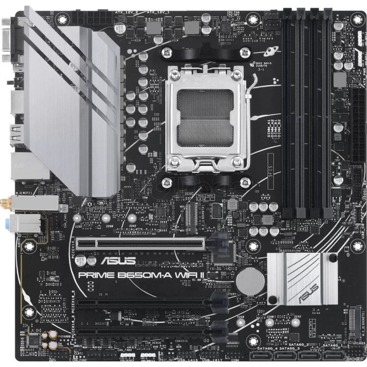 Carte mère Asus Prime B650M-A WiFi II (AM5) Micro ATX | Ordiland