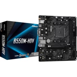 Carte mère ASRock B550M-HDV (AM4) Micro ATX | Ordiland