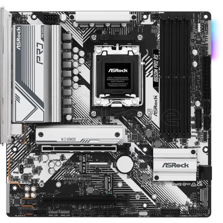 Carte mère ASRock B650M Pro RS (AM5) Micro ATX | Ordiland