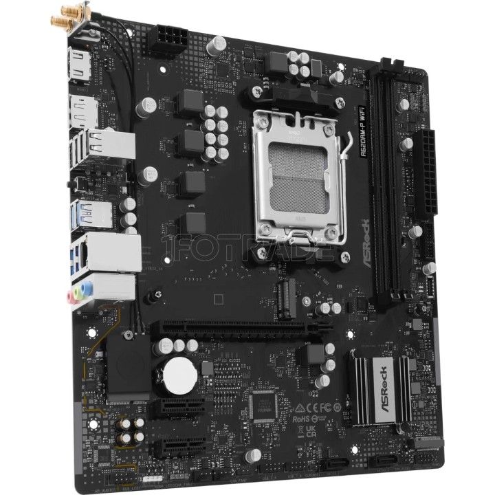 Carte mère ASRock A620AM-P WIFI (AM5) Micro ATX | Ordiland