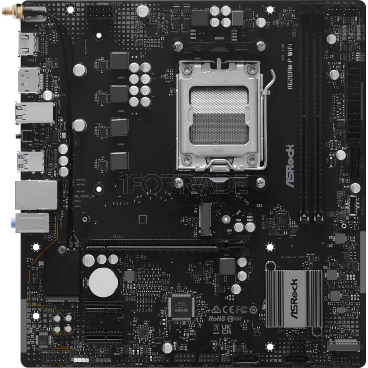 Carte mère ASRock A620AM-P WIFI (AM5) Micro ATX | Ordiland