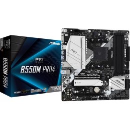Carte mère ASRock B550M Pro4 (AM4) Micro ATX | Ordiland