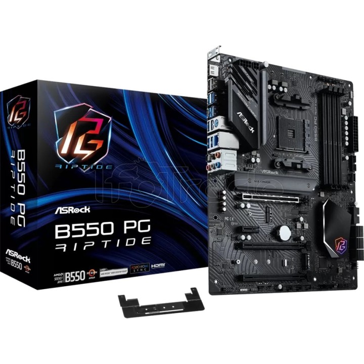 Carte mère ASRock B550 Phantom Gaming Riptide (AM4) | Ordiland