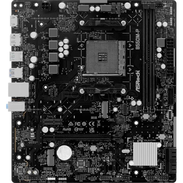 Carte mère ASRock B550M-P (AM4) Micro ATX | Ordiland