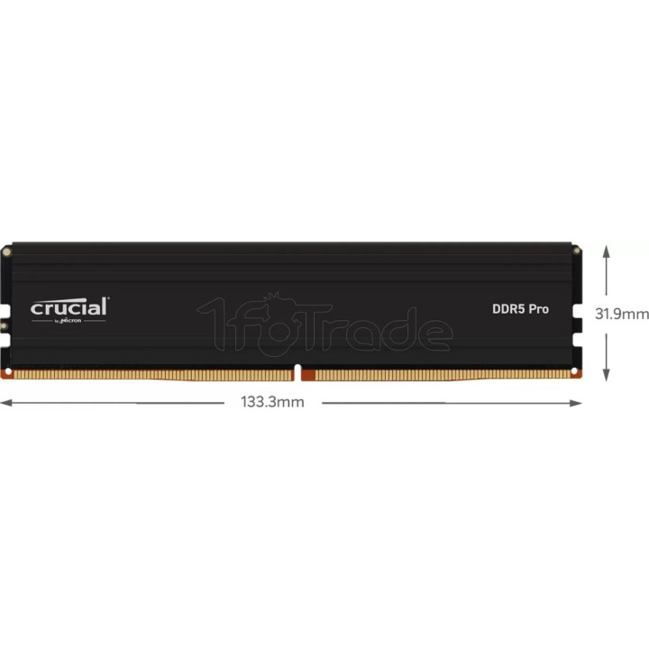 Mémoire 32Go (2x16Go) DIMM DDR5 Crucial Pro 5600MHz | Ordiland