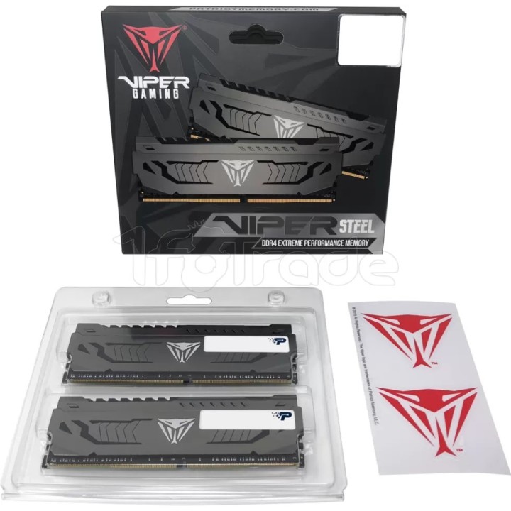Mémoire 32Go (2x16Go) DIMM DDR4 Patriot Viper Steel | Ordiland