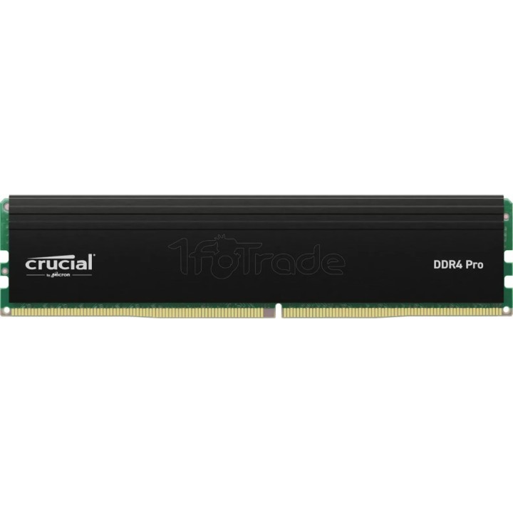 Mémoire 16Go DIMM DDR4 Crucial Pro 3200Mhz (Noir) | Ordiland
