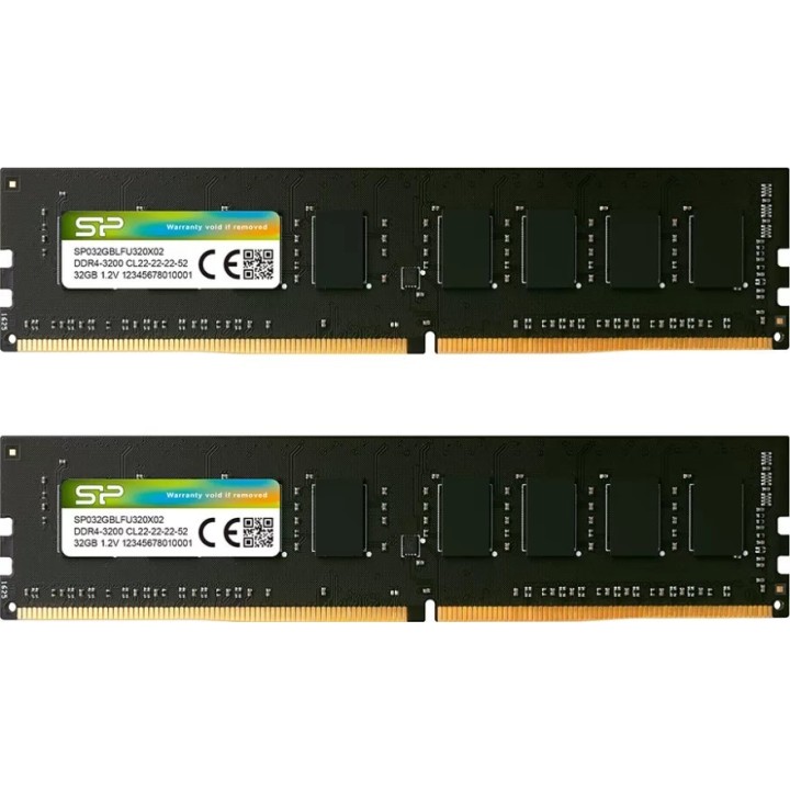 Mémoire 16Go (2x8Go) DIMM DDR4 Silicon Power 3200Mhz | Ordiland