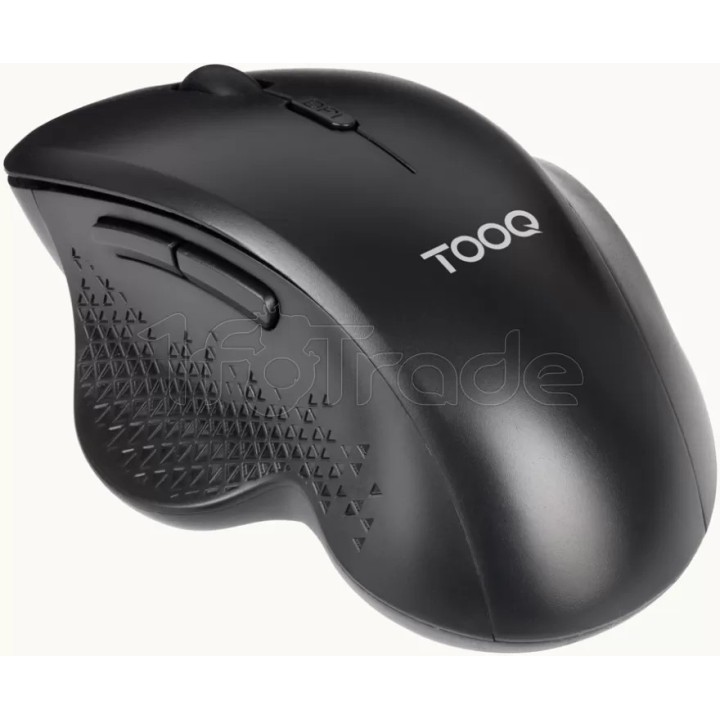 Souris sans fil ergonomique Tooq TQMWG-1105 -B (Noir) | Ordiland