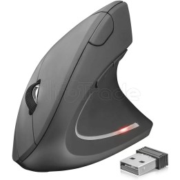 Souris sans fil ergonomique Trust Verto (Noir) | Ordiland