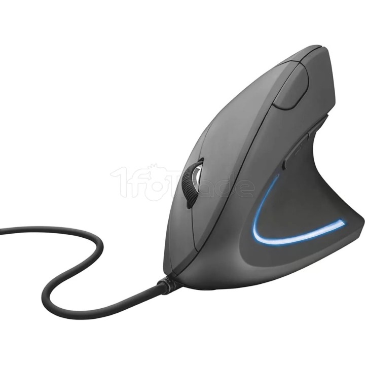 Souris filaire ergonomique Trust Verto (Noir) | Ordiland