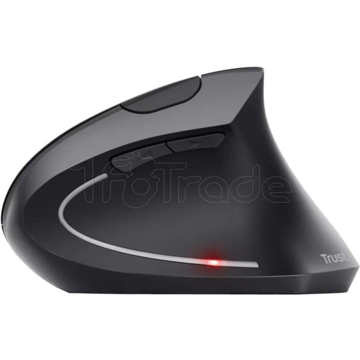 Souris sans fil ergonomique Trust Verto (Noir) | Ordiland