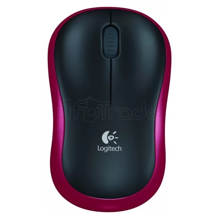 Souris sans fil Logitech Cordless Laser M185 (Rouge) | Ordiland