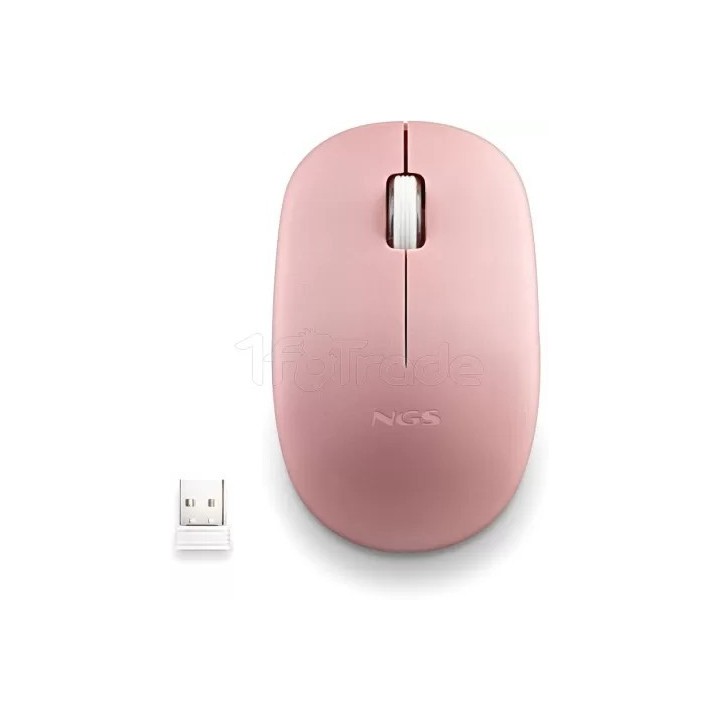 Souris sans fil NGS Fog Pro (Rose) | Ordiland