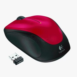 Souris sans fil Logitech Cordless Laser M235 (Rouge) | Ordiland