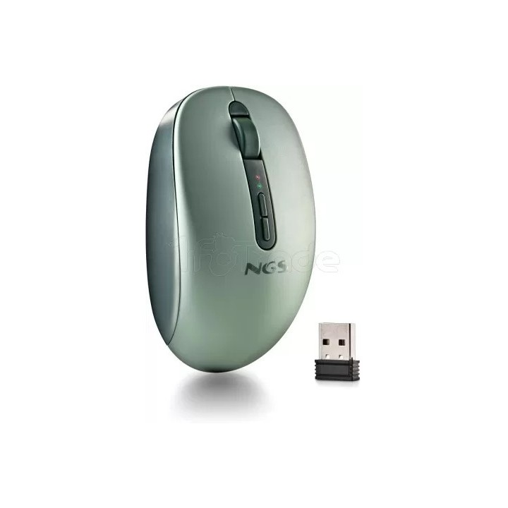 Souris sans fil NGS Fog Dual (Vert) | Ordiland
