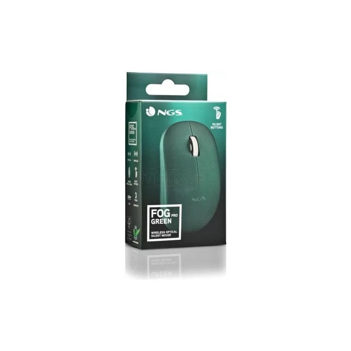 Souris sans fil NGS Fog Pro (Vert) | Ordiland