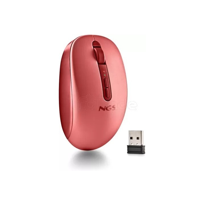 Souris sans fil NGS Fog Dual (Rouge) | Ordiland