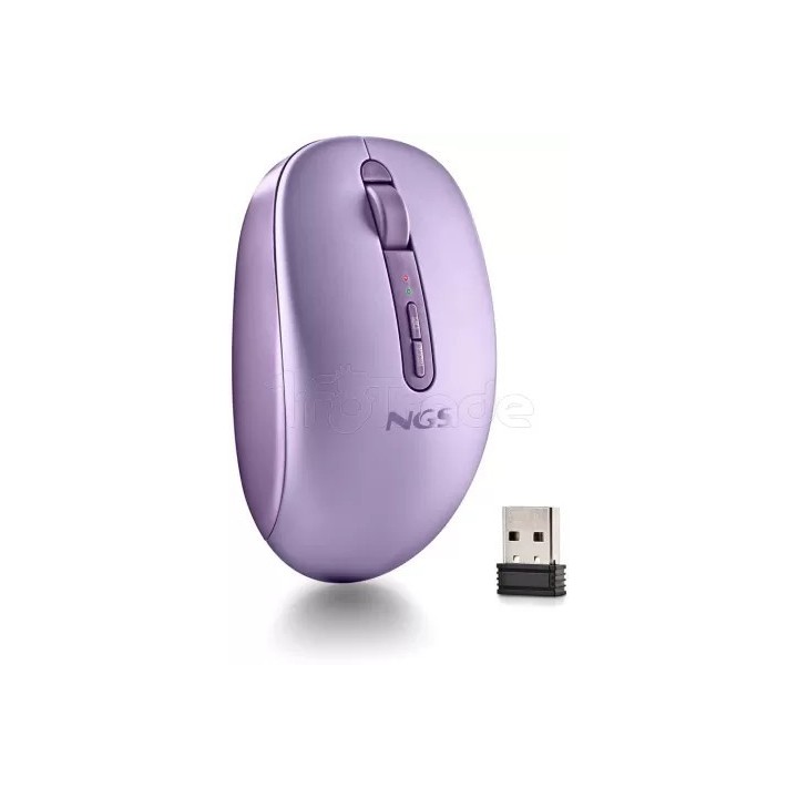 Souris sans fil NGS Fog Dual (Violet) | Ordiland