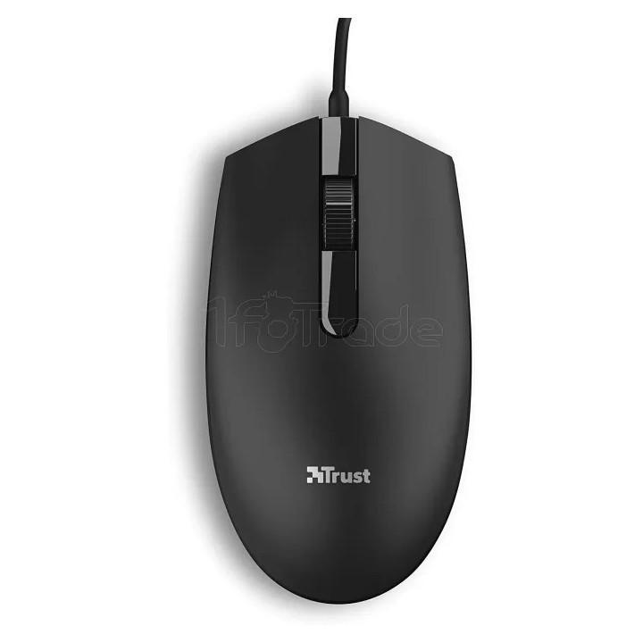 Souris filaire Trust Basi (Noir) | Ordiland