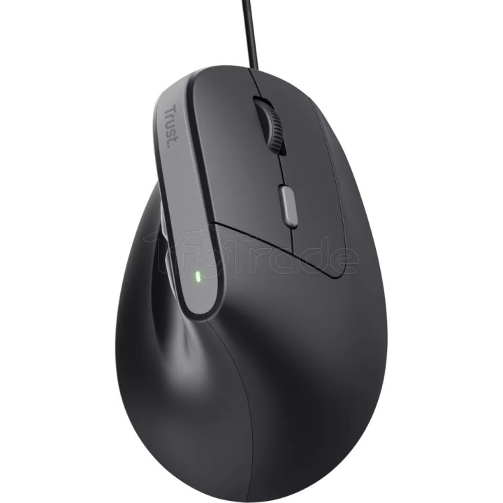 Souris filaire ergonomique Trust Bayo II (Noir) | Ordiland