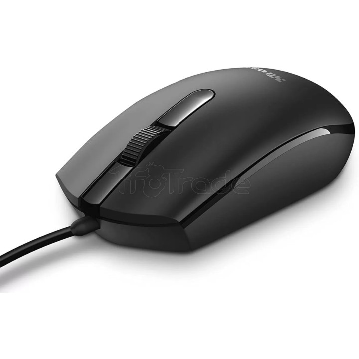 Souris filaire Trust Basi (Noir) | Ordiland