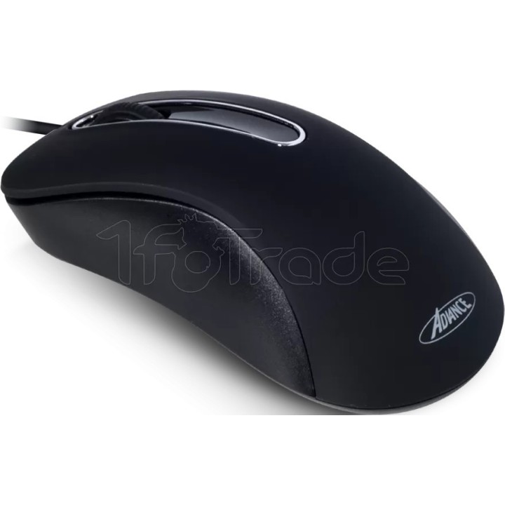 Souris filaire Advance Shape 3D (Noir) | Ordiland