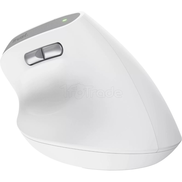 Souris sans fil ergonomique Trust Bayo II (Blanc) | Ordiland