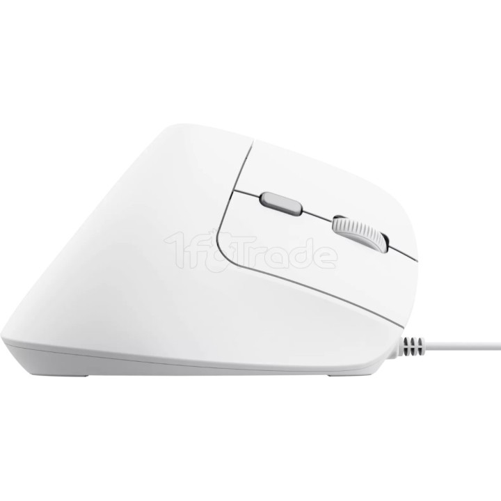 Souris filaire ergonomique Trust Bayo II (Blanc) | Ordiland