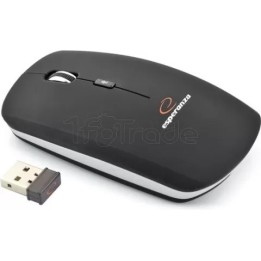 Souris sans fil Esperanza Saturn EM120 (Noir) | Ordiland