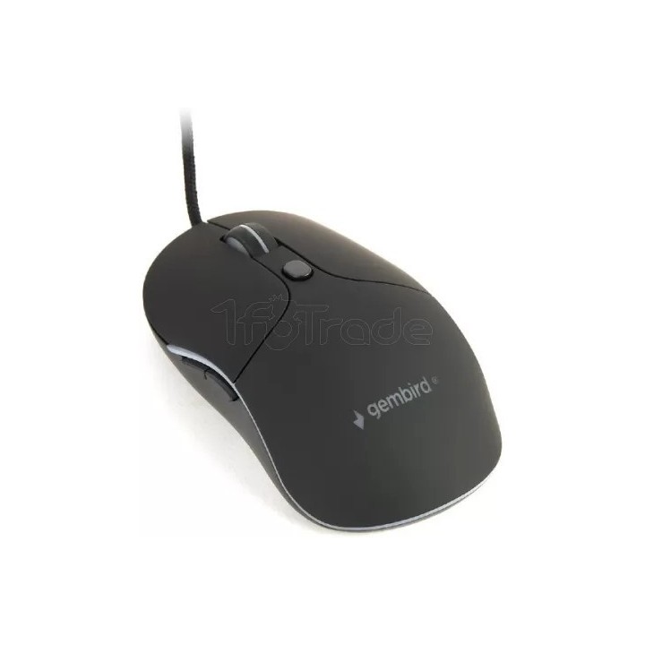 Souris filaire Gembird MUS-UL-02 (Noir) | Ordiland