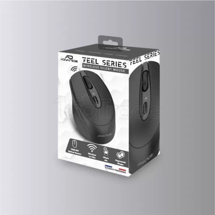 Souris sans fil Advance Feel (Noir) | Ordiland