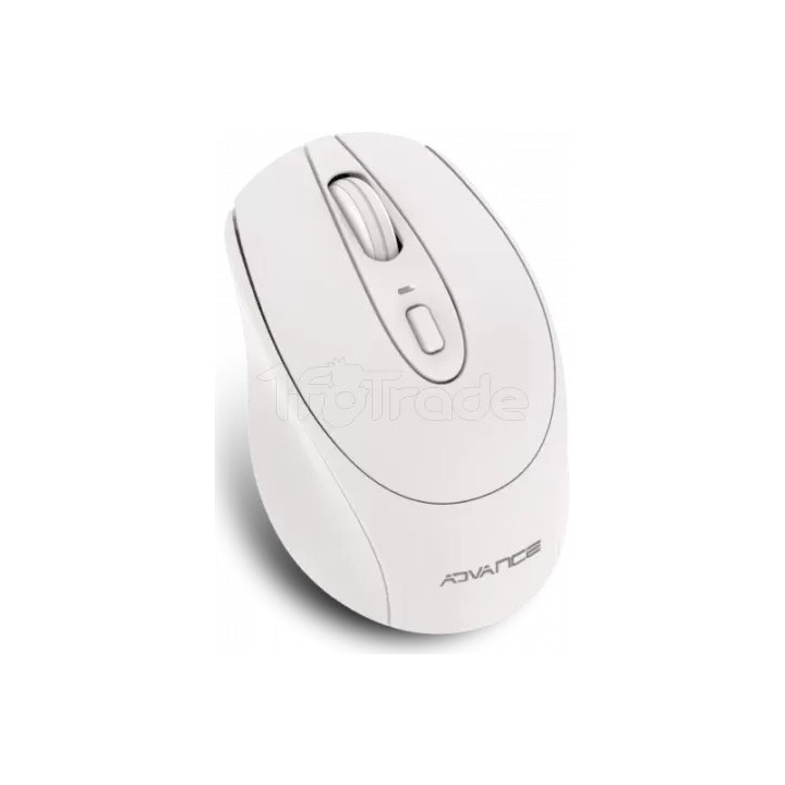 Souris sans fil Advance Feel (Blanc) | Ordiland