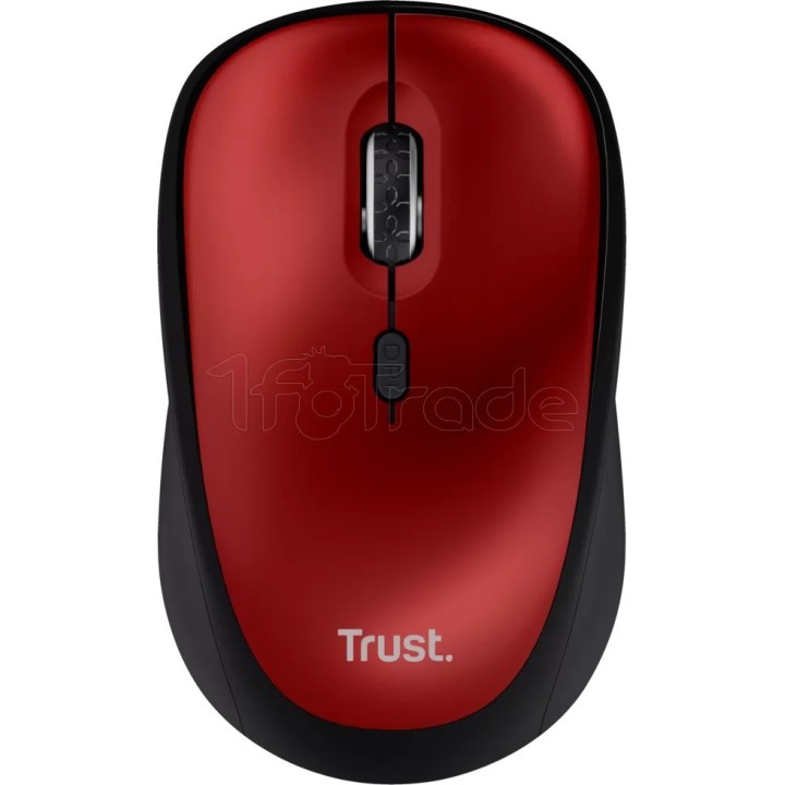 Souris sans fil Trust Yvi+ Silent (Rouge) | Ordiland