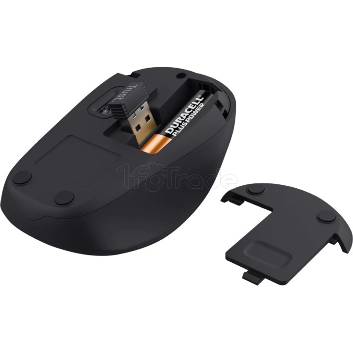 Souris sans fil Trust Yvi+ Silent (Rouge) | Ordiland