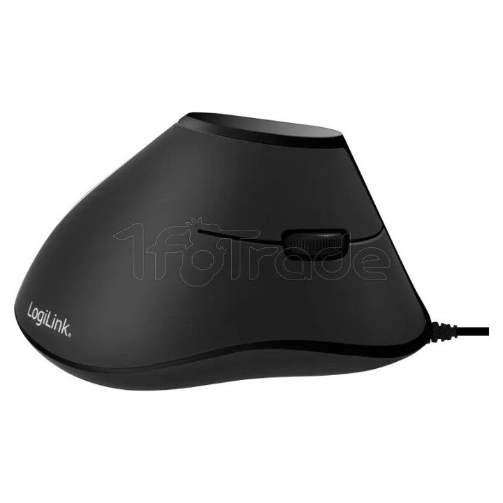 Souris filaire LogiLink verticale pour droitier (Noir) | Ordiland