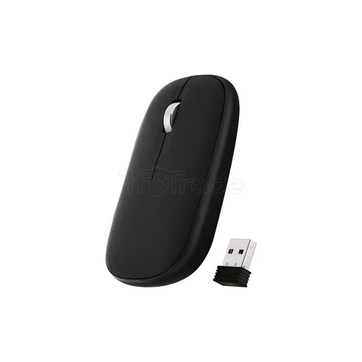 Souris sans fil Bluetooth T'nB Dual Connect (Noir) | Ordiland