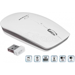 Souris sans fil Esperanza EM120W (Blanc) | Ordiland
