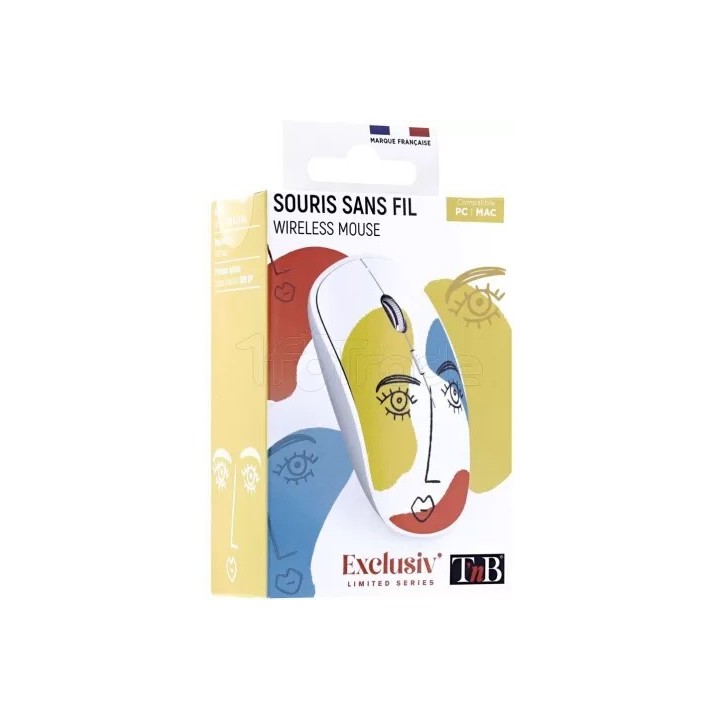 Souris sans fil T'nB Exclusiv' Art (Blanc) | Ordiland