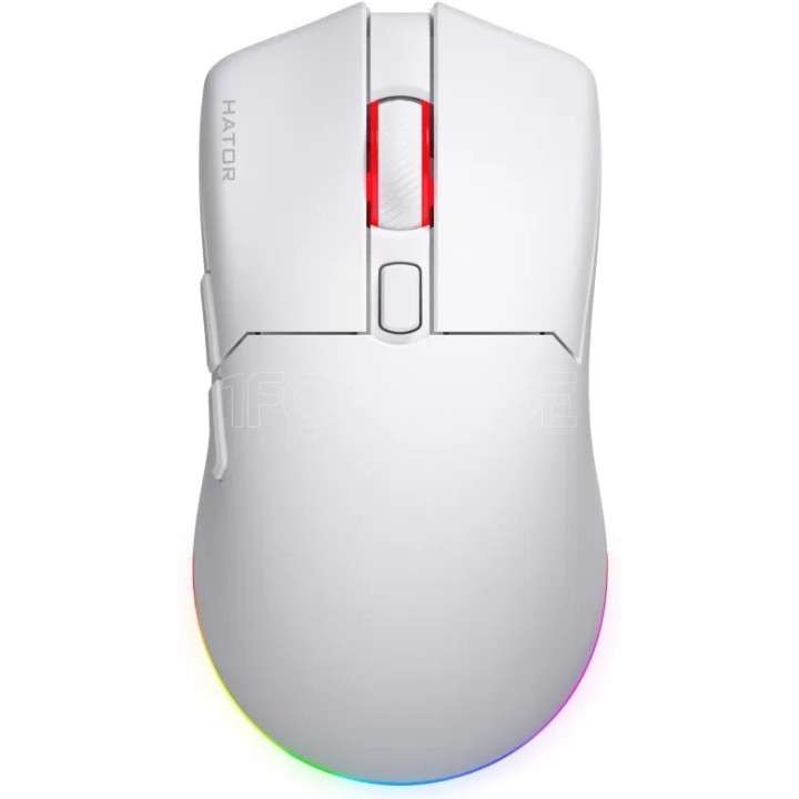 Souris sans fil Gamer Hator Pulsar 4 RGB (Blanc) | Ordiland