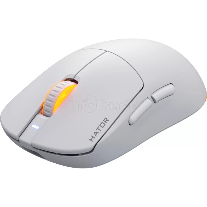 Souris sans fil Gamer Hator Quasar 3 (Blanc) | Ordiland