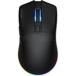 Souris sans fil Gamer Hator Pulsar 4 RGB (Noir) | Ordiland