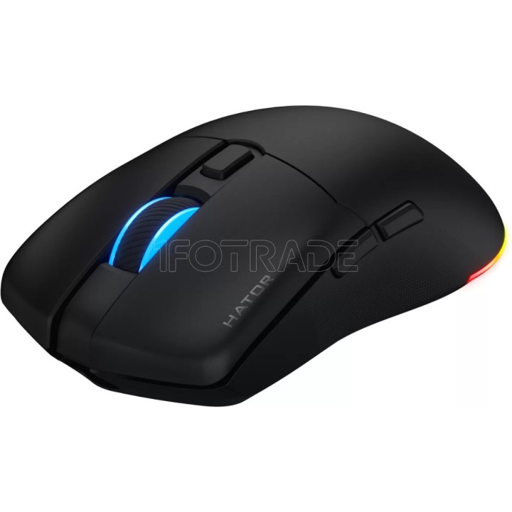 Souris sans fil Gamer Hator Pulsar 4 RGB (Noir) | Ordiland
