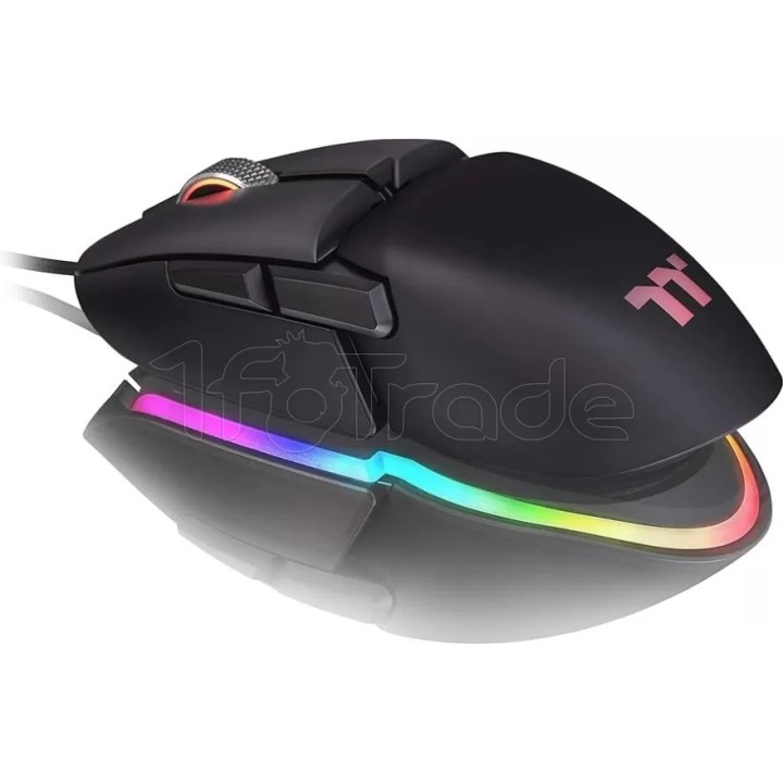Souris filaire Gamer Thermaltake Argent M5 RGB (Noir) | Ordiland