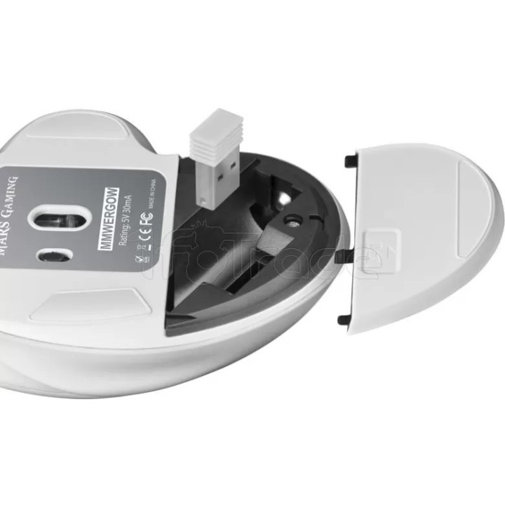 Souris filaire Gamer Mars Gaming MMWErgo (Blanc) | Ordiland